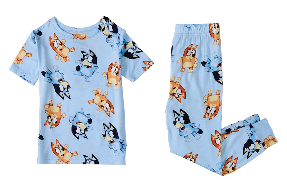 Licensed Childrens Character 2pc Pajama Set, Bluey, XS 4/5