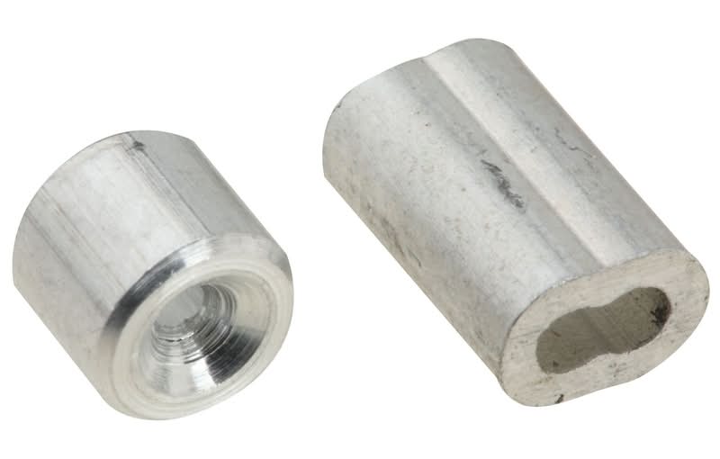 National Hardware 1/16 In. D Aluminum Cable Ferrules And Stops