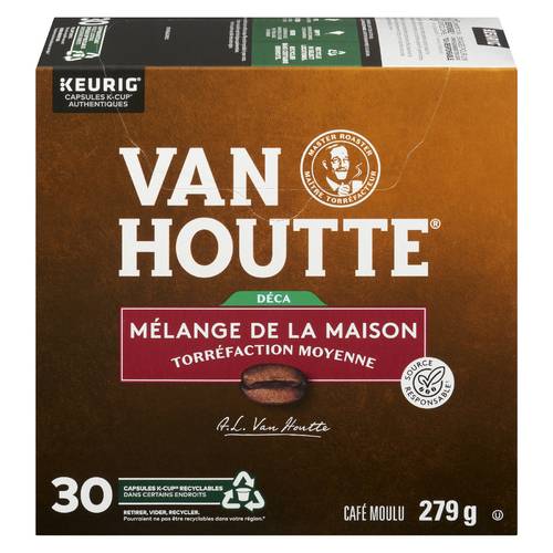 Van houtte café capsules mélange de la maison (30 unités) (285 g) - van houtte original house blend medium roast k-cup coffee pods (285 g, 30 ct)