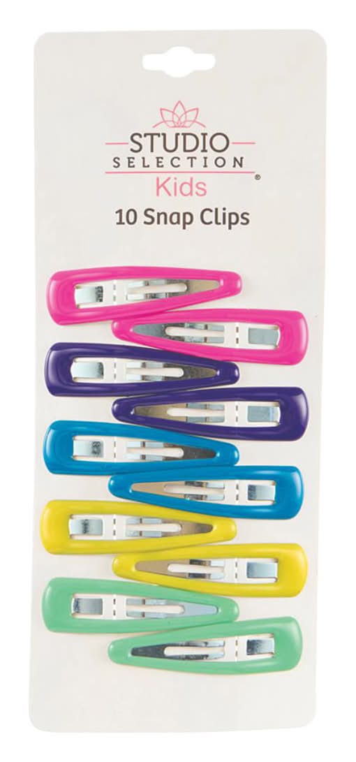 Studio Selection Kids Snap Clips 10 Ct