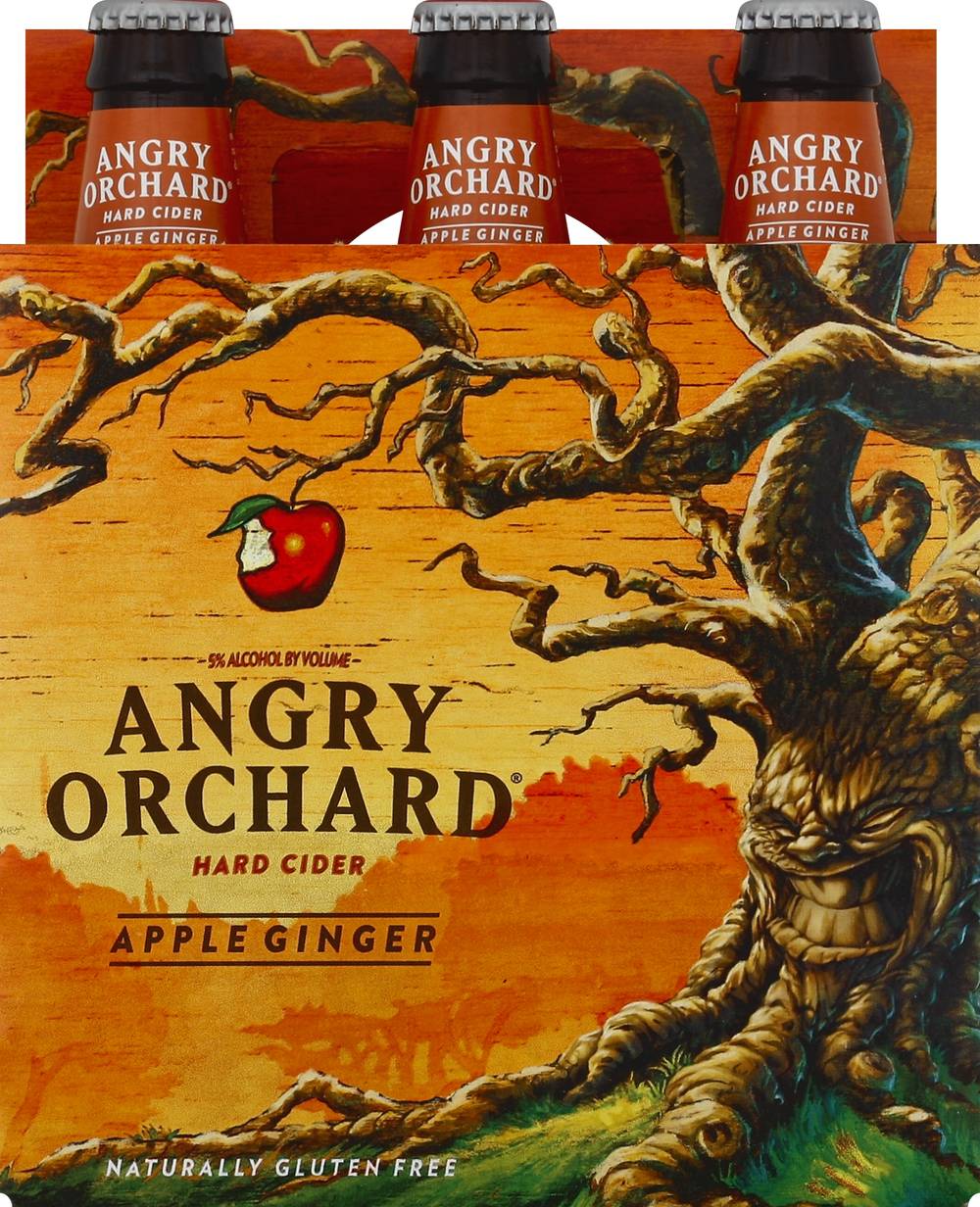 Angry Orchard Spiked Hard Cider, Rose (6 x 12 fl oz)