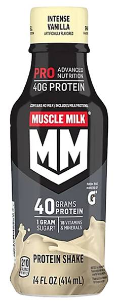 Muscle Milk Pro 40 Intense Vanilla 14oz
