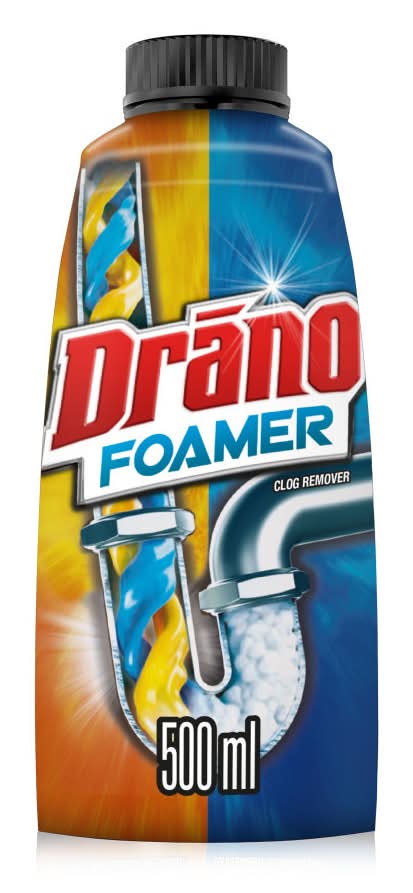 Drano Dual-Force Drain Cleaner and Clog Remover (500 ml)