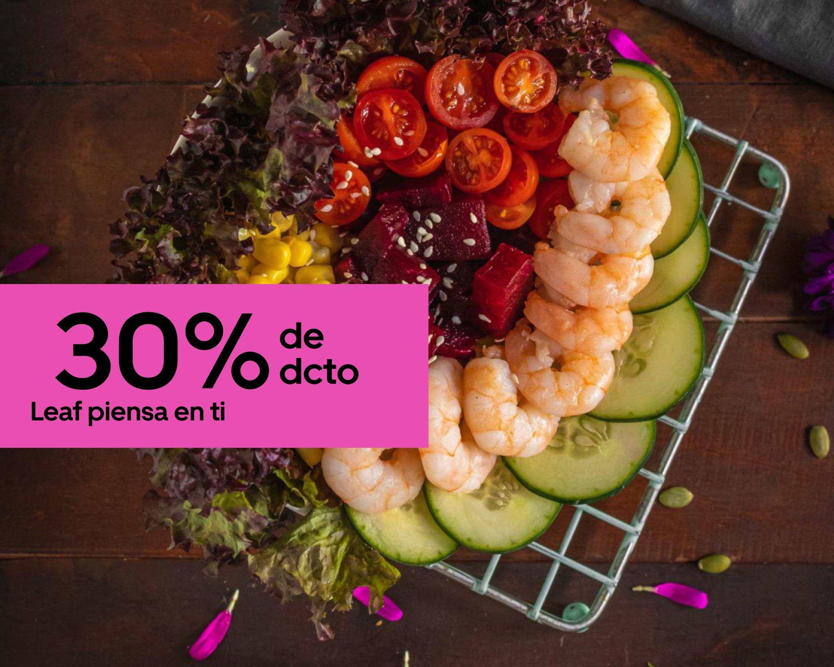 Leaf Just Fresh Salads La Dehesa Menú a Domicilio【Menú y Precios】Santiago Uber Eats