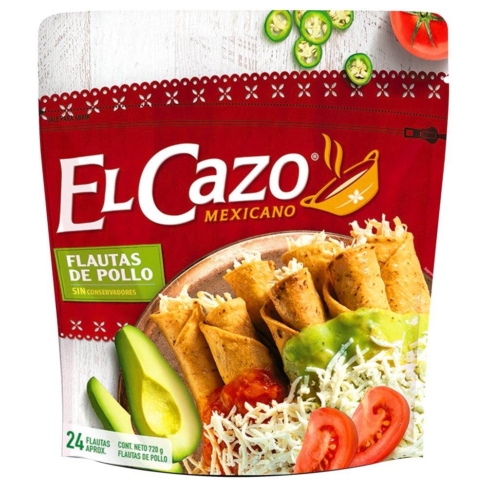 El Cazo Mexicano · Flautas de pollo (720 g)