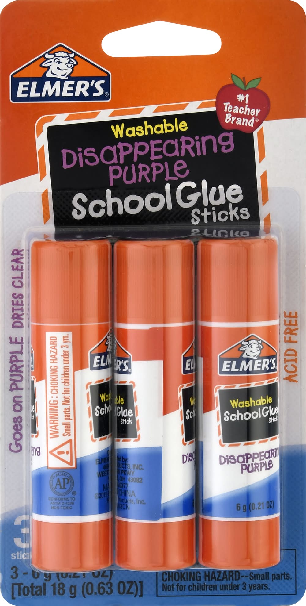 Elmer's Disappearing Purple Glue Sticks (5.5 lbs)