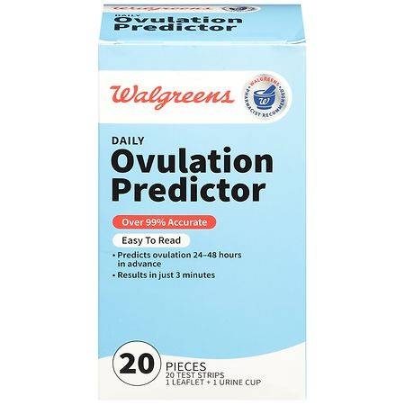 Walgreens Daily Ovulation Predictor Test Strips - 20.0 Ea