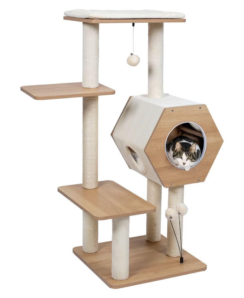 Heart To Tail Cat Activity Tower, 44 in