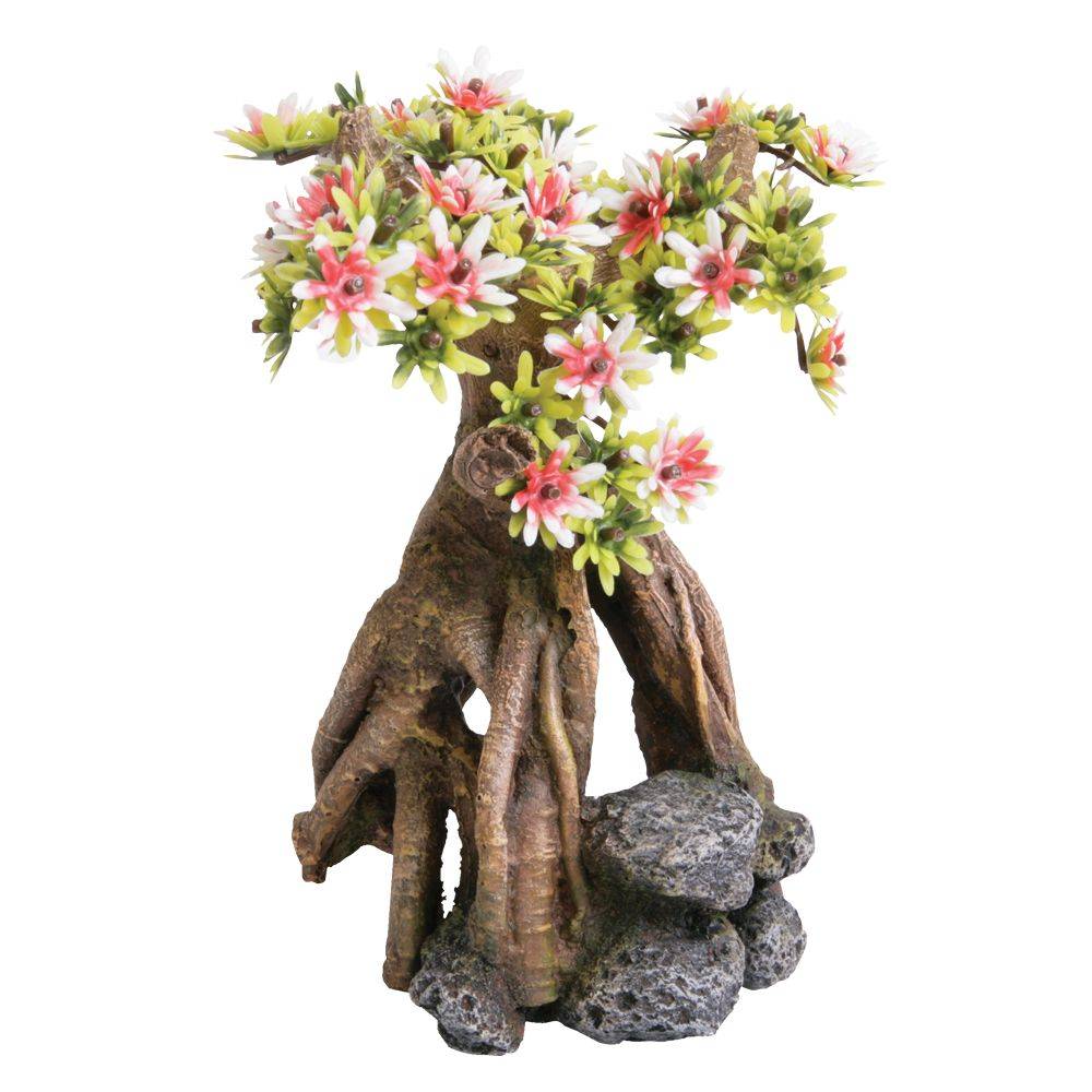 Top Fin® Asian Cherry Blossom Tree Aquarium Ornament (Color: Assorted)