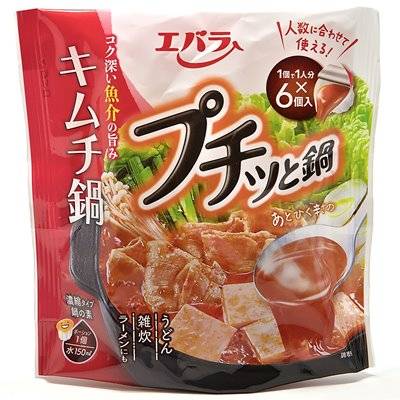 エバラ食��品　プチッと鍋　キムチ鍋　１人前×６個入