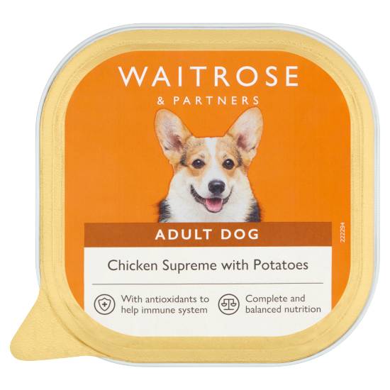 Waitrose Chicken Supreme With Potatoes Adult Dog Food