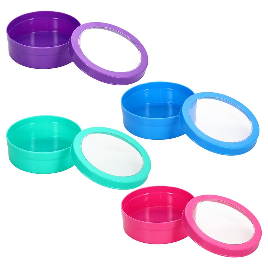Jot Magnetic Round Plastic Containers, 1 ct.
