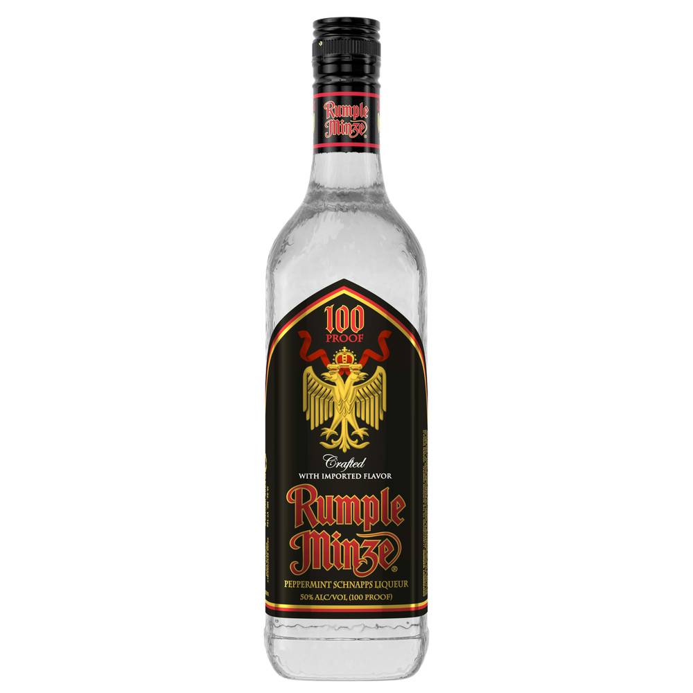 Rumple Minze Schnapps Liqueur (750 ml) (peppermint )