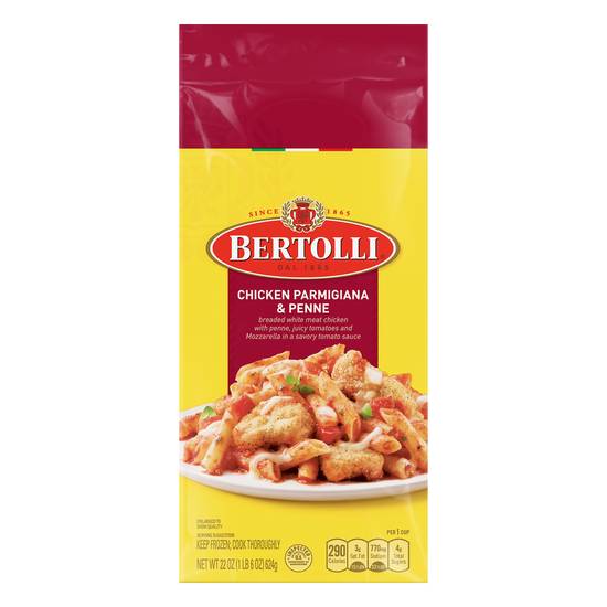 Bertolli Chicken Parmigiana and Penne in Tomato Sauce