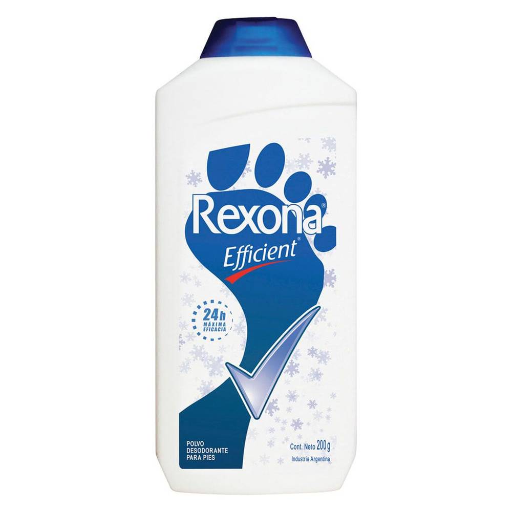 Rexona talco efficient desodorante (bote 200 g)