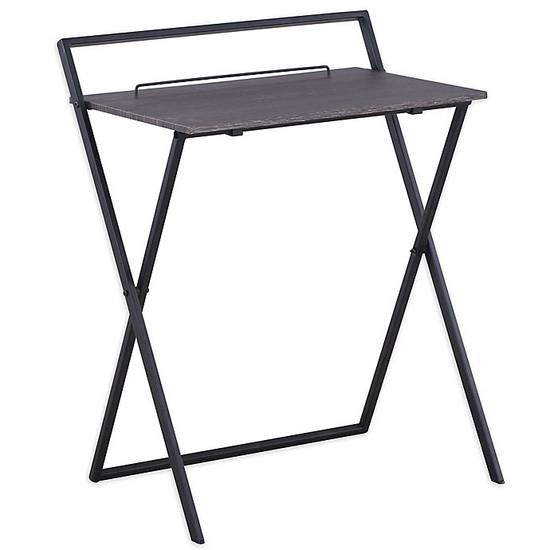 Simply Essential™ Folding Desk in Black