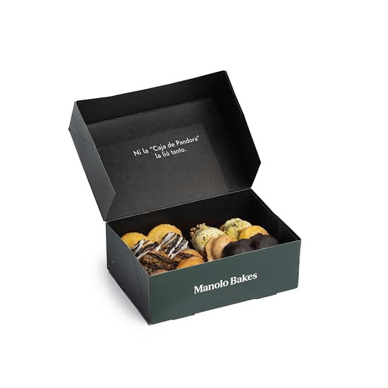 CAJA PALMITAS DULCES- 8 UNIDADES