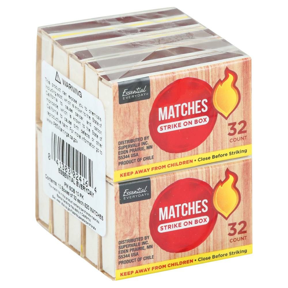 Essential Everyday Strike on Box Matches (2.08 oz)