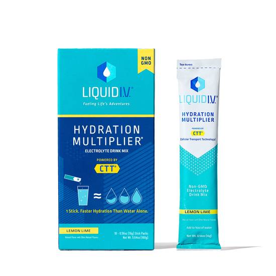 Liquid I.V. Hydration Multiplier Drink Mix, 5.65 OZ, Lemon Lime
