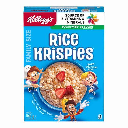 Rice krispies format familial (560 g) - cereal (560 g)