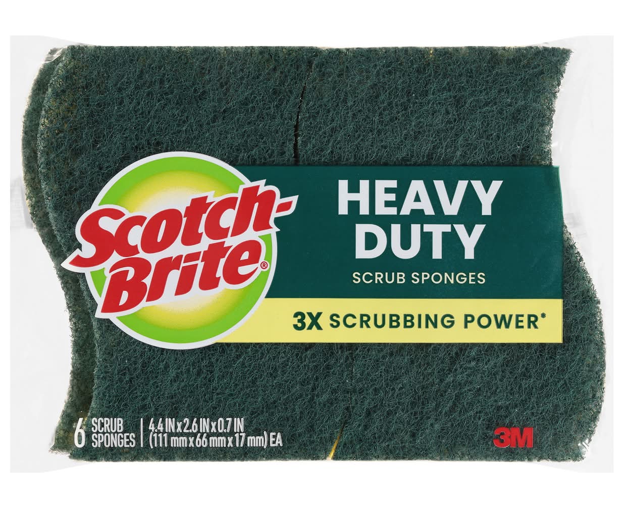 Scotch-Brite Heavy Duty Scrub Sponges (6 oz)