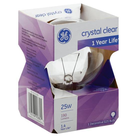 Ge 25w Crystal Clear Bulb (1 ct)