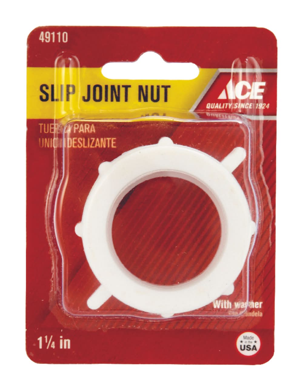 ACE 1-1/4 In. D Plastic Nut