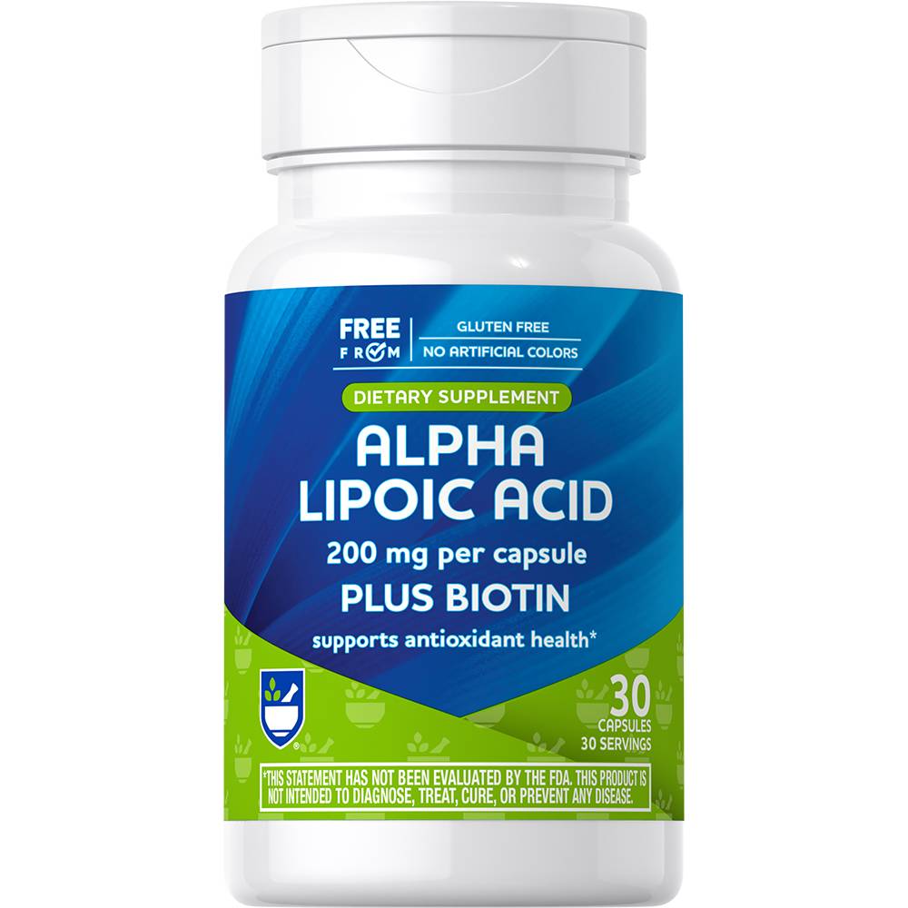 Rite Aid Alpha Lipoic Acid Softgel Capsules (30 ct)