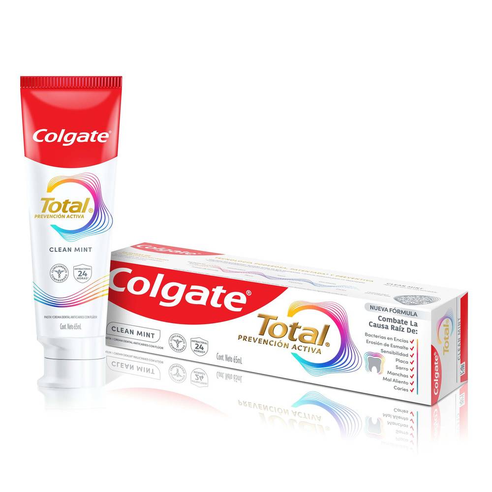 Colgate · Pasta dental menta total 12 (65 ml)