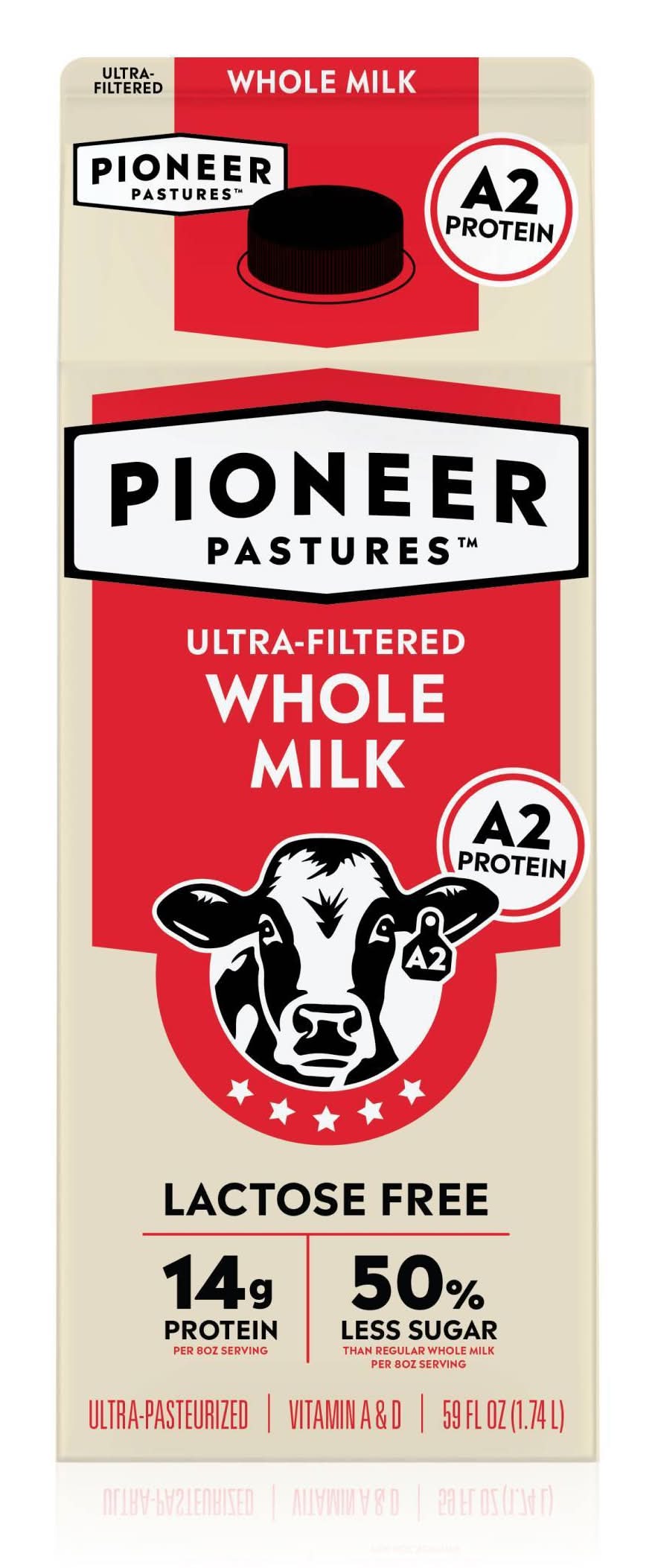 Pioneer Pastures Lactose Free A2 Whole Milk (59 fl oz)