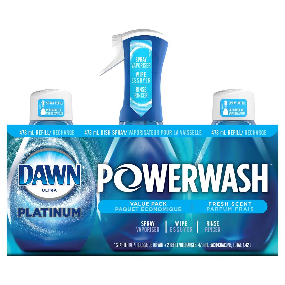 Dawn Platinum Powerwash Dish Spray With Refills