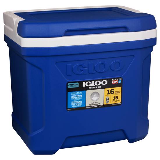 Igloo Riser Technology Blue Cooler