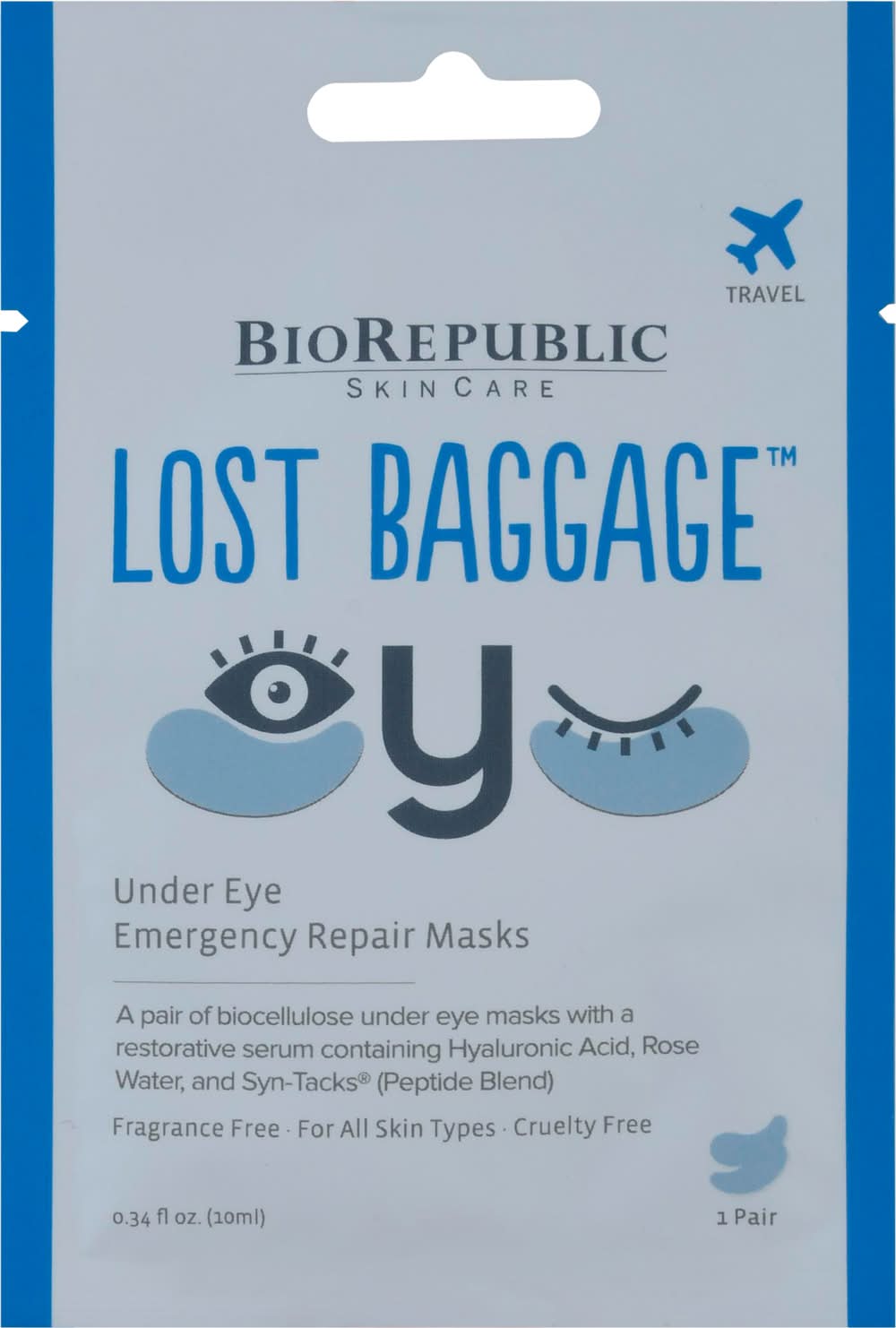 BioRepublic Lost Baggage Under Eye Masks (0.34 fl oz)