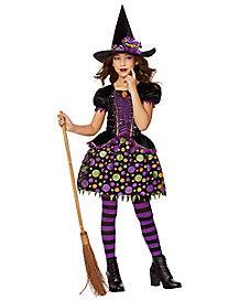 Kids Whimsical Witch Costume (Child Medium)