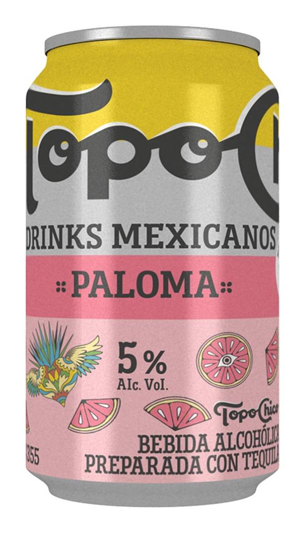 Topo Chico · Bebida preparada con tequila paloma (355 ml)