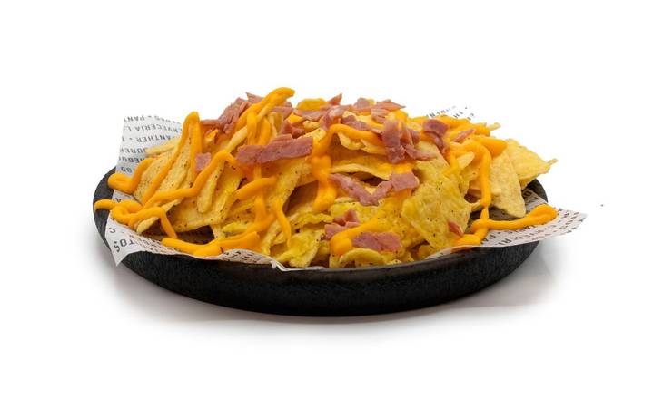 Nachos cheddar y bacon