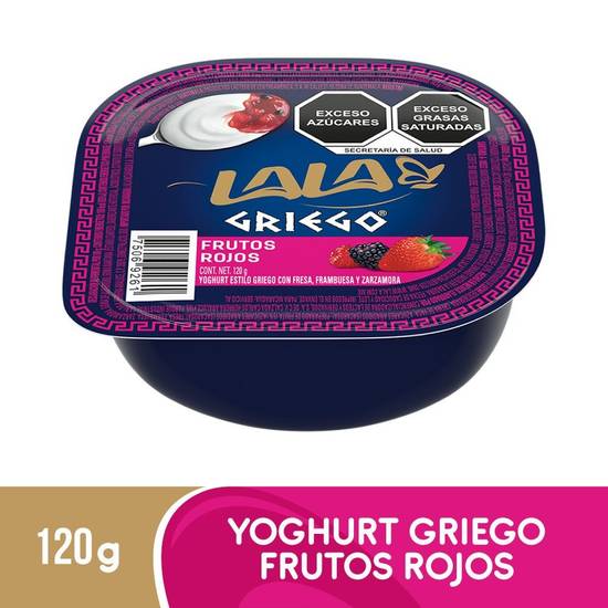 Lala yoghurt estilo griego sabor frutos rojos