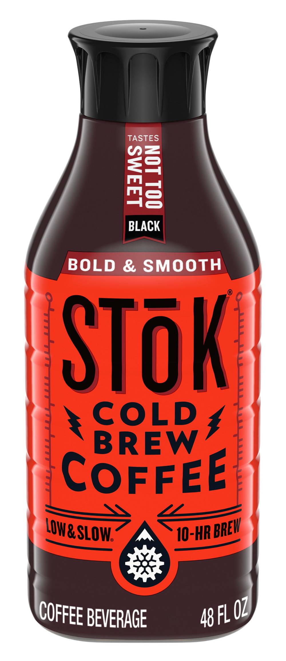 STōK Cold Brew Bold & Smooth Black Not Too Sweet Coffee (48 fl oz)