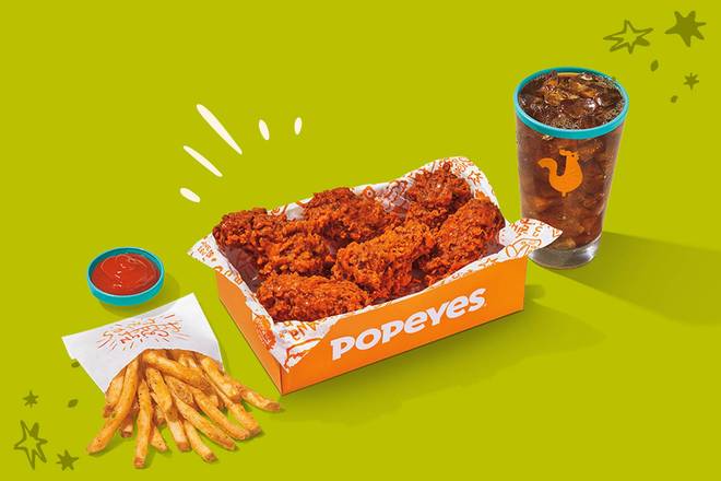 6Pc Boneless Wings Combo