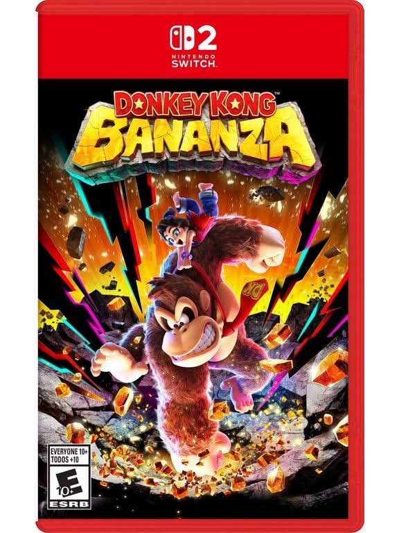 Nintendo Switch 2 Donkey Kong Bananza Video Game 10+ Years