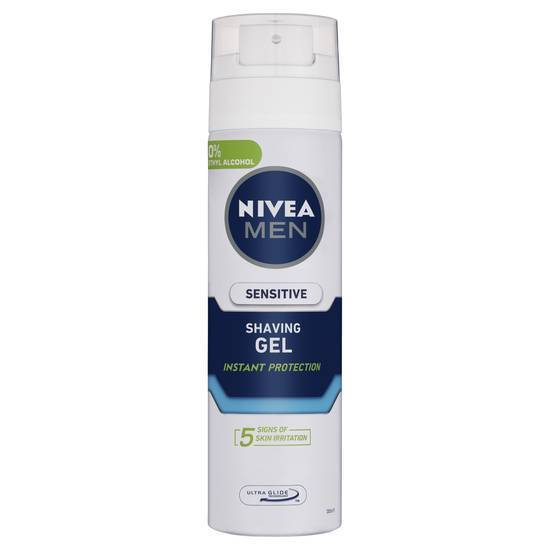 Nivea Men Moisturising Shaving Gel For Sensitive Skin 200mL