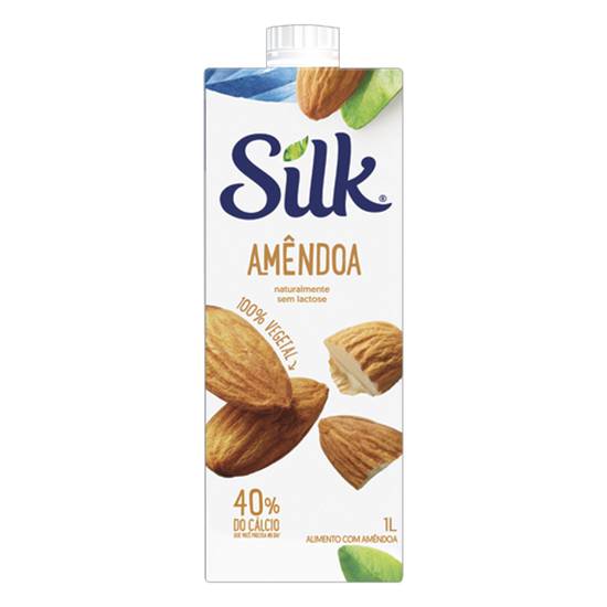 Silk bebida vegetal de amêndoa (1 l)