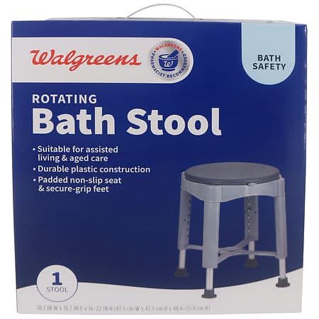 Walgreens Bath Stool With Rotating Seat