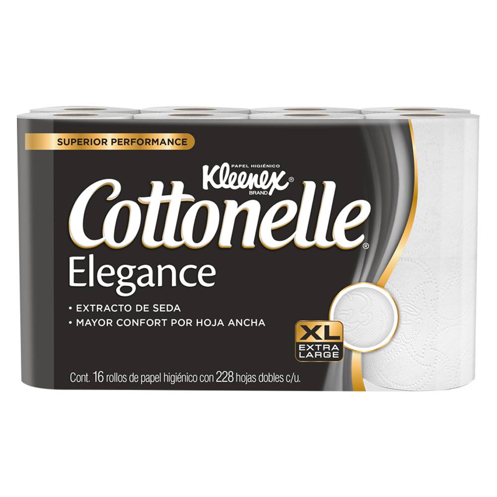 Kleenex cottonelle papel higiénico elegance (16 un) (xl)