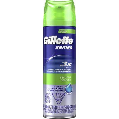 GILLETTE Series Gel D/Afeitar Sensitive Skin 7oz