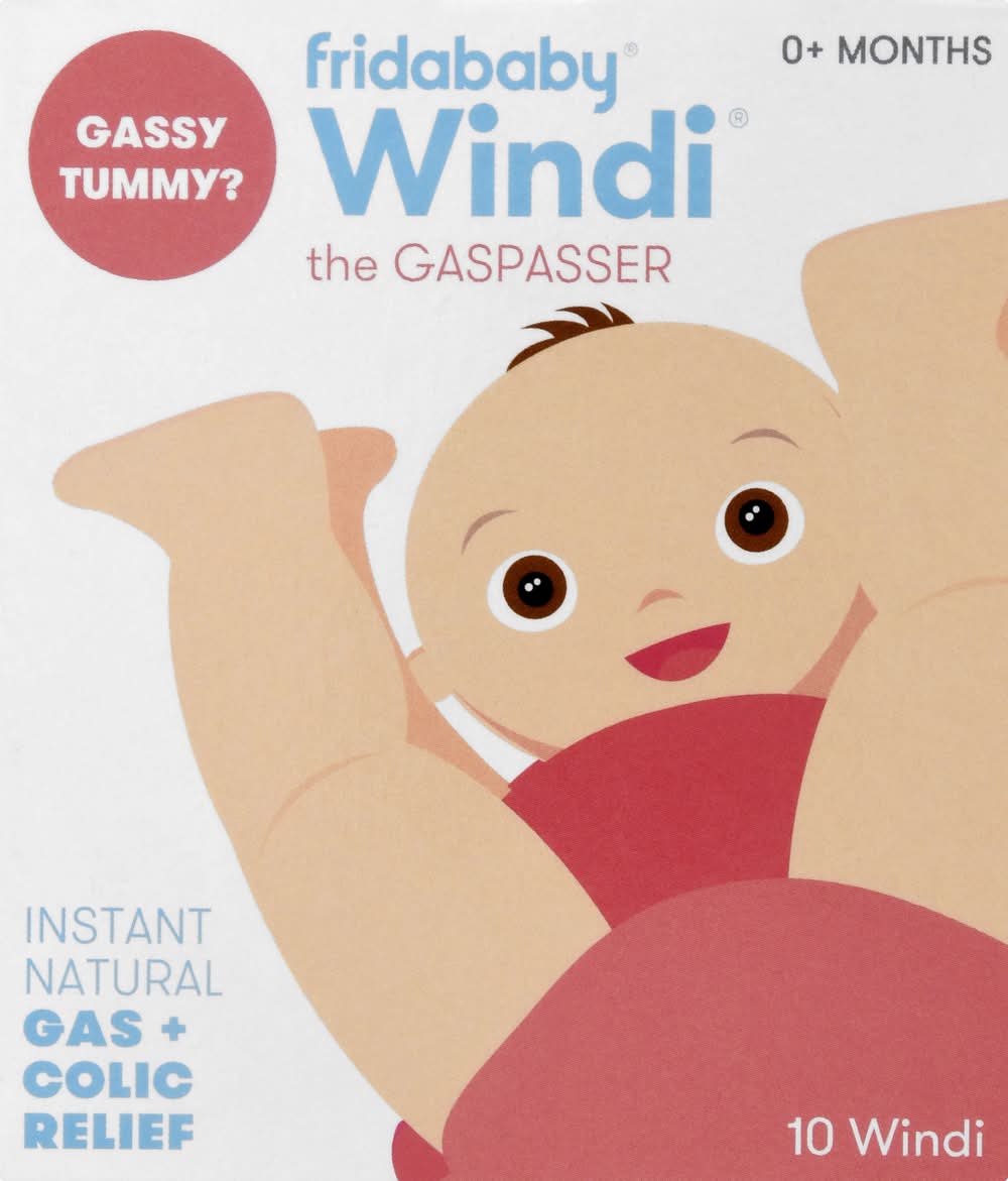 Frida Baby Windi the Gaspasser 0+months Gas + Colic Relief (3.2 oz, 10 ct)