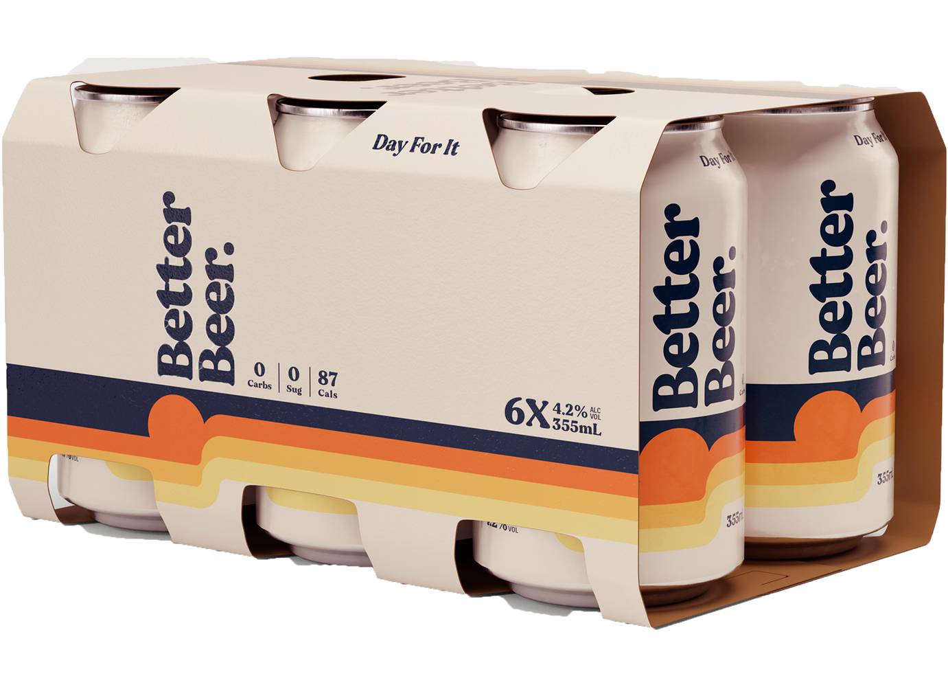 Better Beer Zero Carb Lager Can 6x355ml