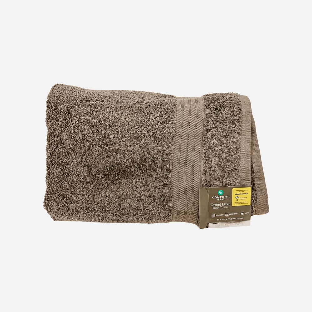 Comfort Bay Grand Luxe Bath Towel Dark Gray