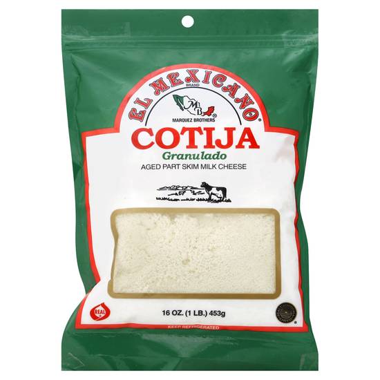 El Mexicano Granulated Cotija Cheese Aged Part Skim Milk Cheese (16 oz)