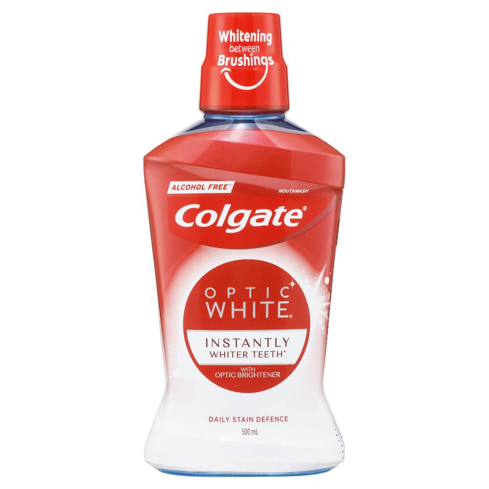 Colgate Optic White Mouthwash Delivery Near Me Order Online Uber Eats
